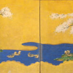 花鳥図屏風