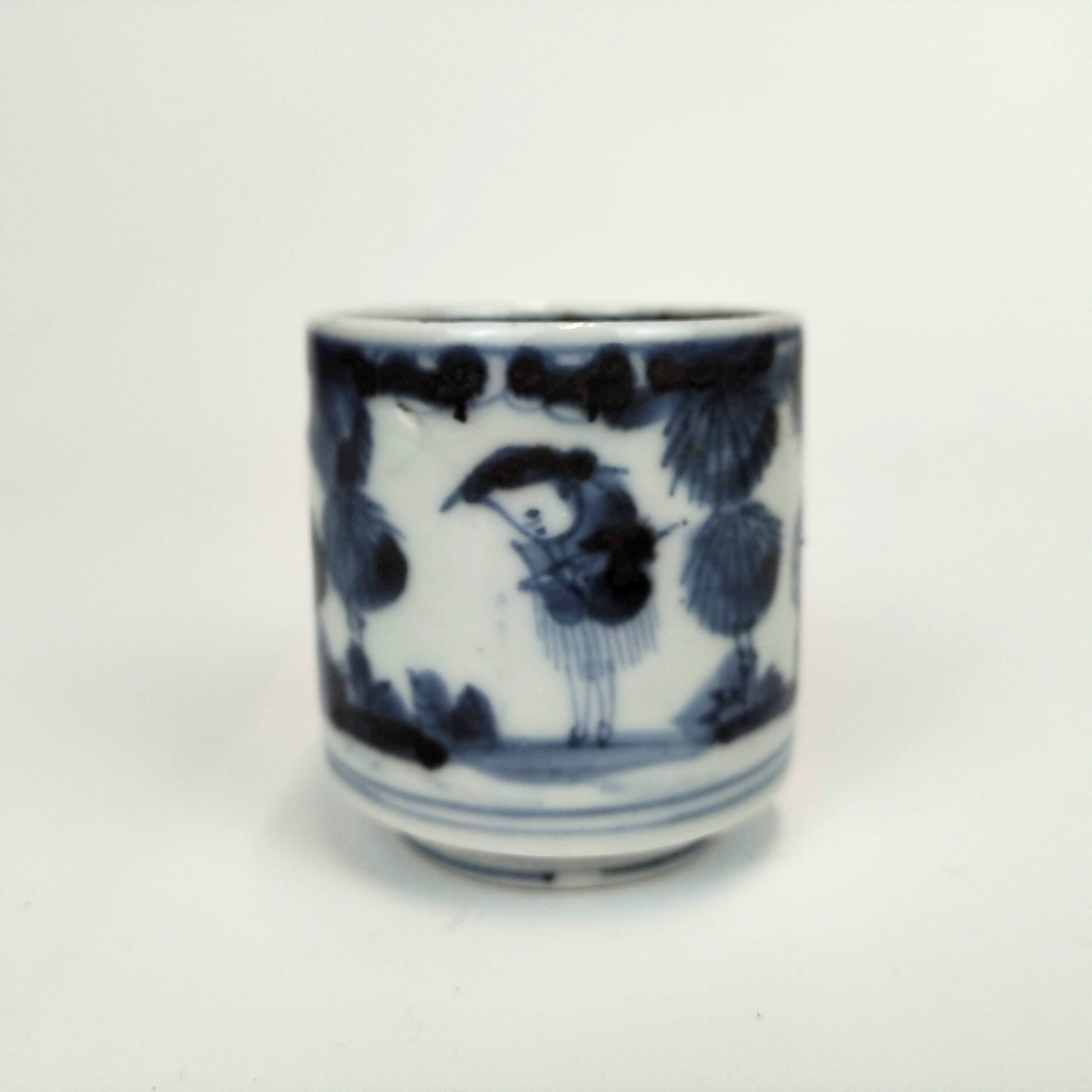 伊万里 染付雪中筍堀図覗 – 古美術西川