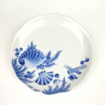 japanese antique KAKIEMON style IMARI ware dish with design of  shellfishes