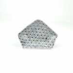 japanese antique Imari ware blue and white paper stamp tiny dish
