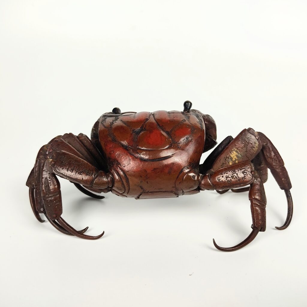 bronze crab articulated Okimono – Antique Nishikawa