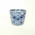 伊万里　染付花尽くし文そば猪口