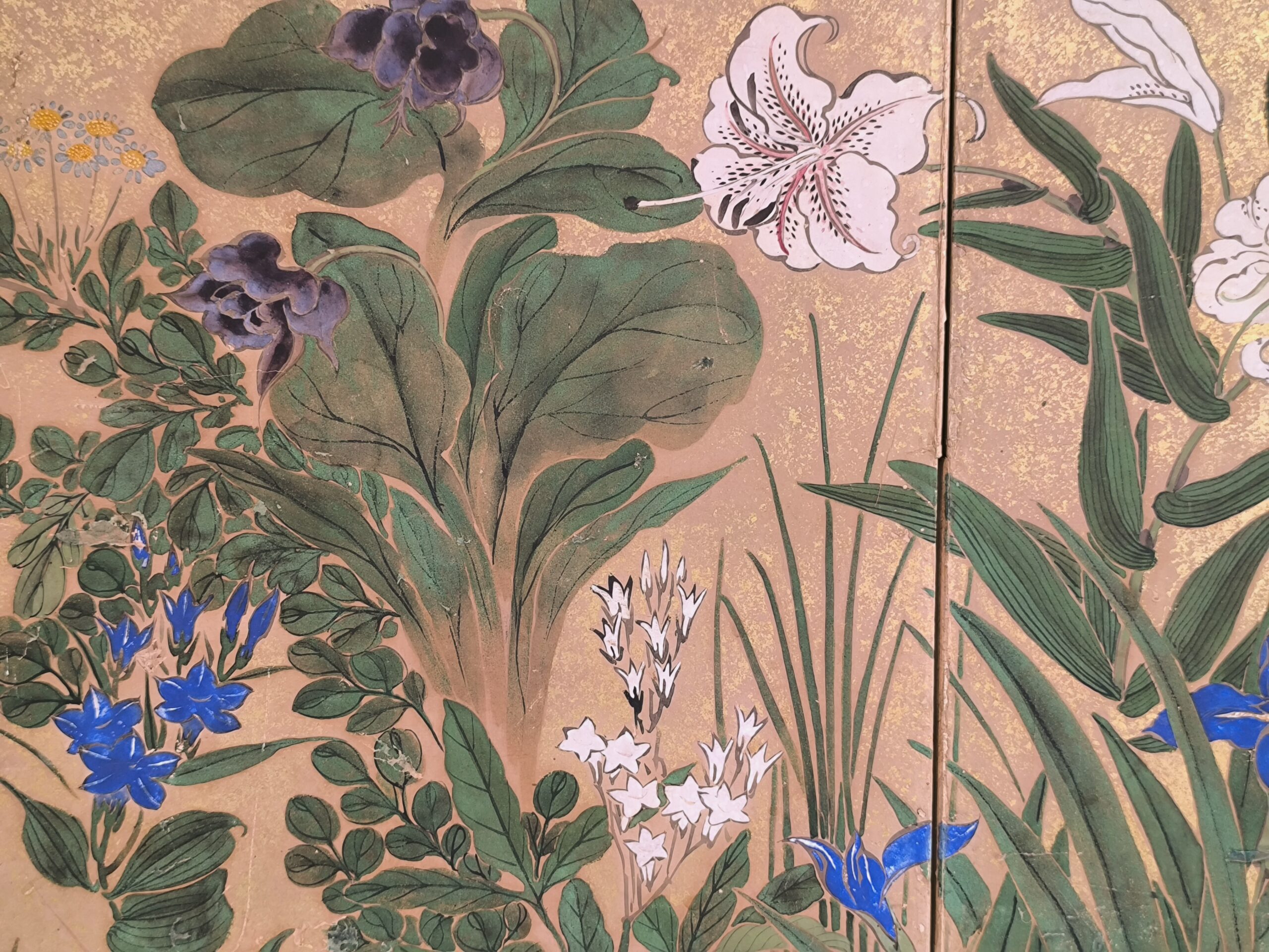草花　絵画 絵画 花の絵 和風 壁掛け インテリア 版画 玄関 おしゃれ 曼珠沙